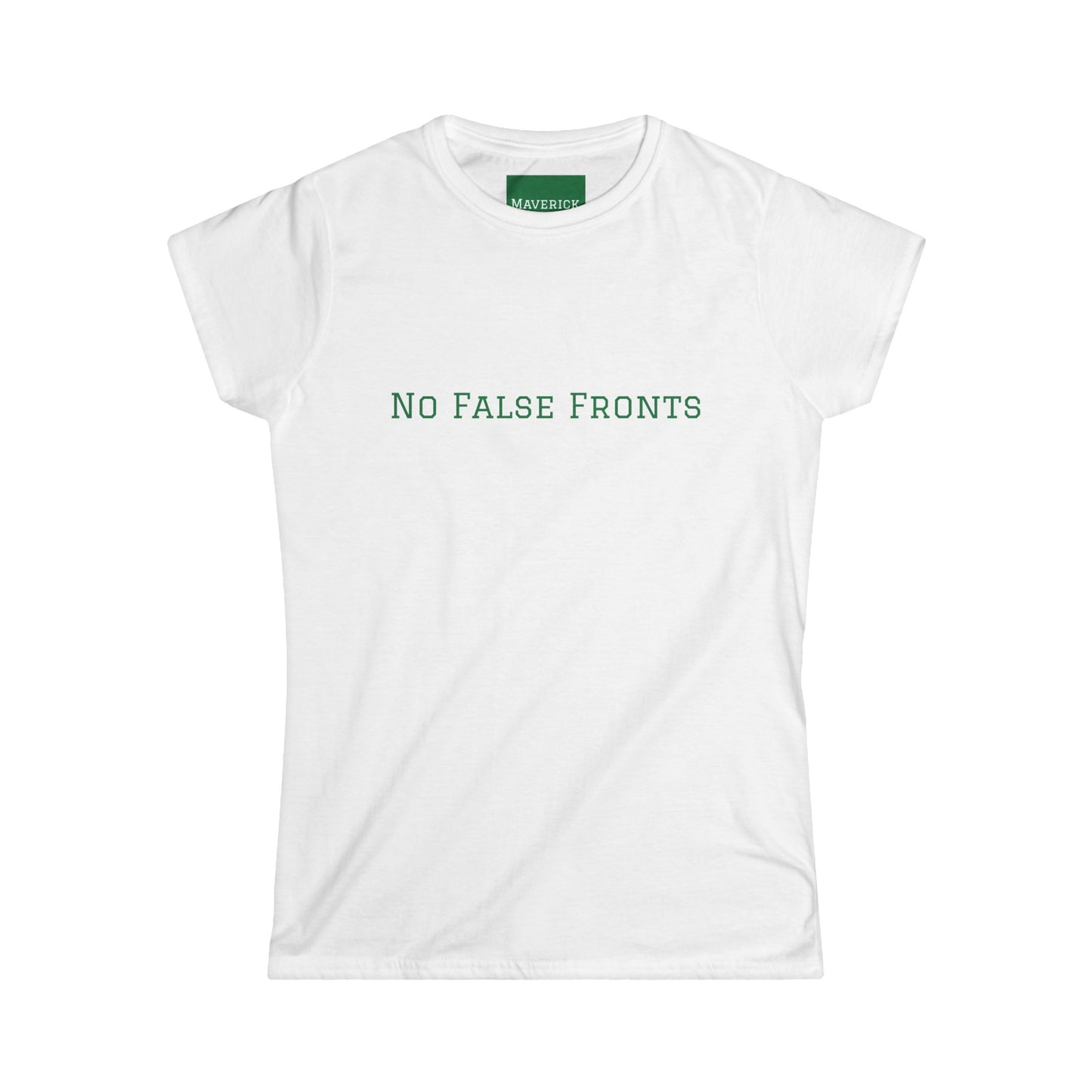 No False Fronts Women's Golf Tee