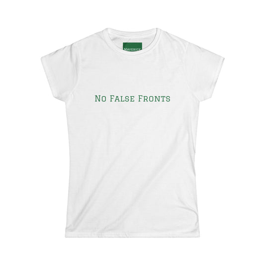 No False Fronts Women's Golf Tee